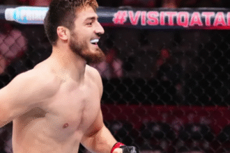 Explosive Nights and Historic Finishes at UFC Qatar A Fight Card Full of Highlights